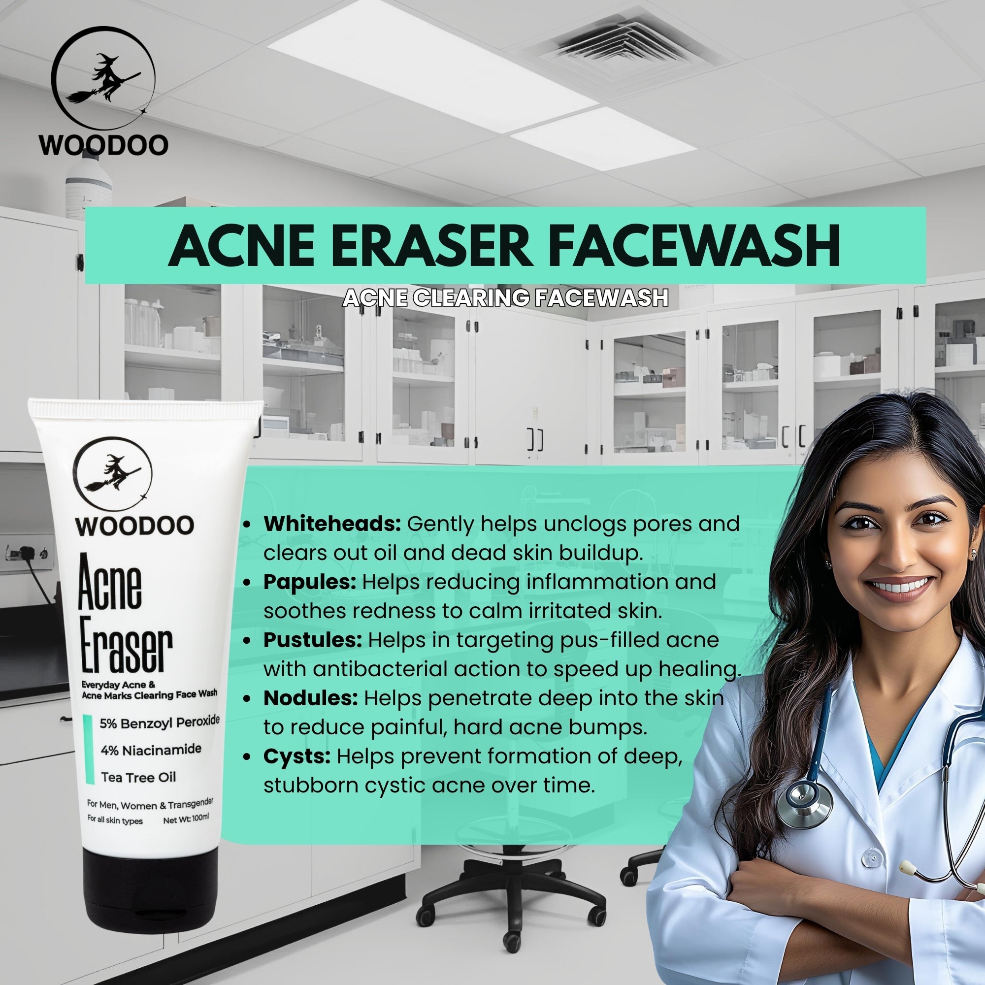 WOODOO Mystique + Acne Eraser Combo image 4
